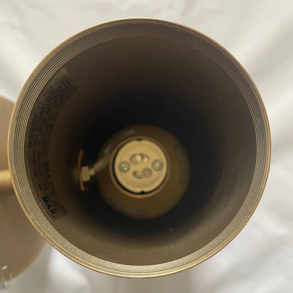 Restoration Hardware Lacquered Burnished Brass Champeaux Wall Sconce, Adjustable - Picture 14 of 16